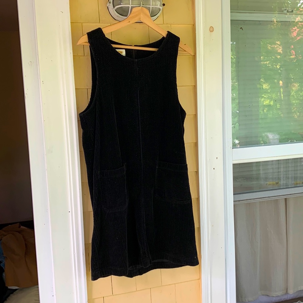 Corduroy mid length dress